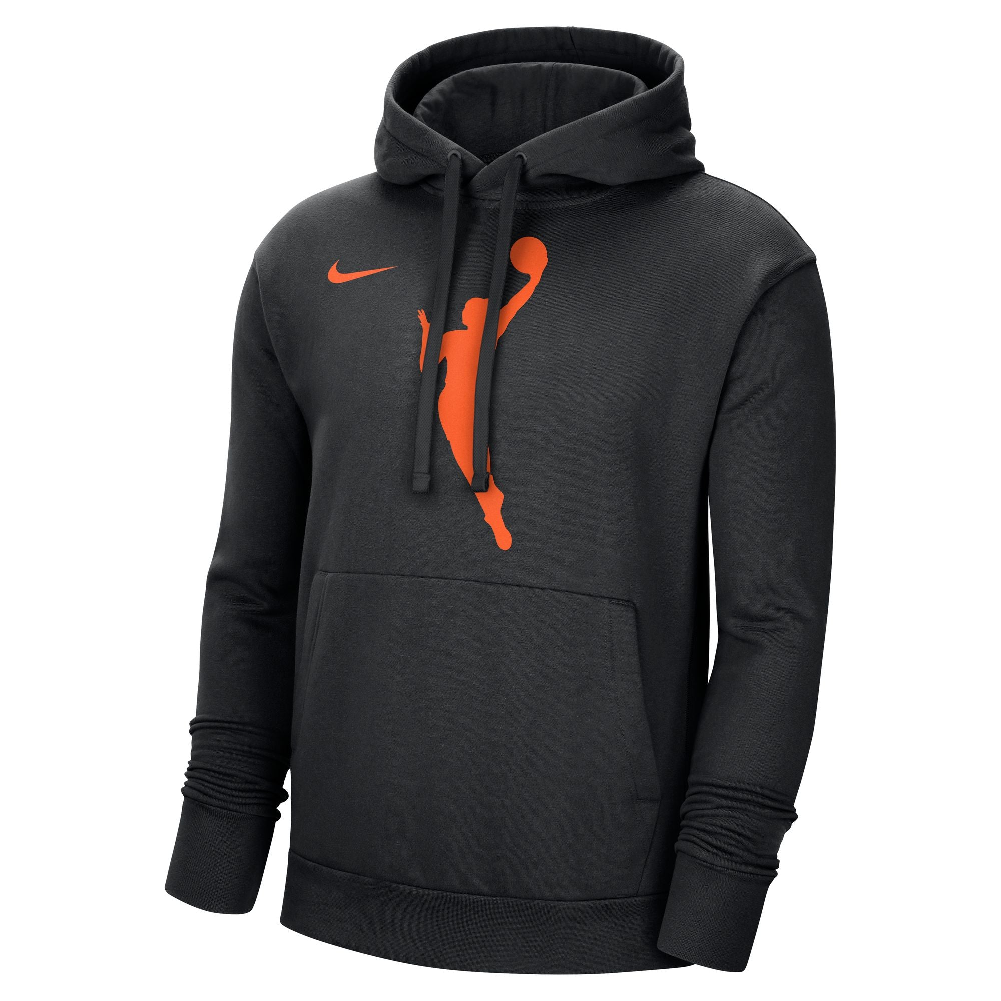 Grey nike hoodie with orange online logo