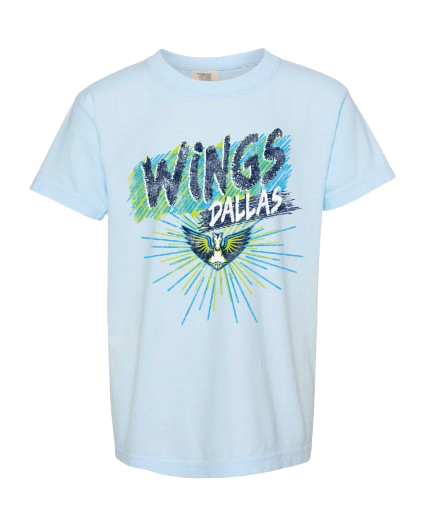 Wings Sketch Youth Logo T-Shirt