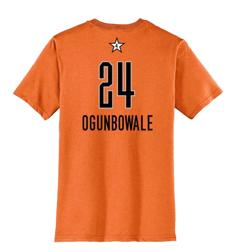 Dallas Wings All Star Orange Arike Ogunbowale T-Shirt