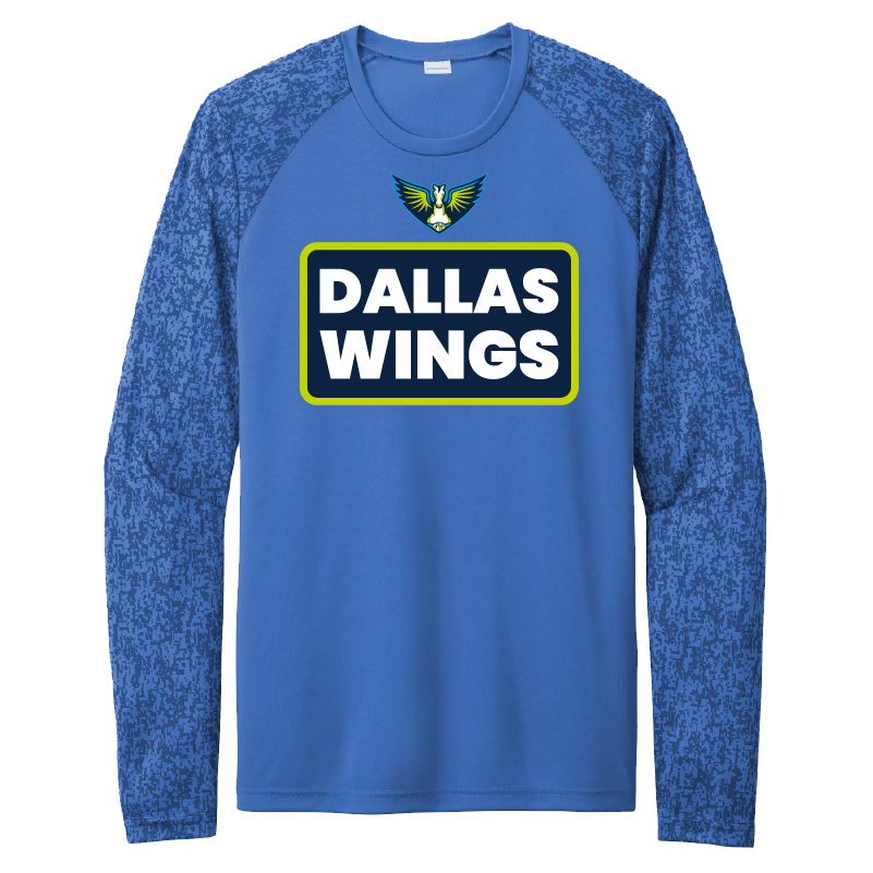 Dallas Wings Camo Performance Long Sleeve T-Shirt