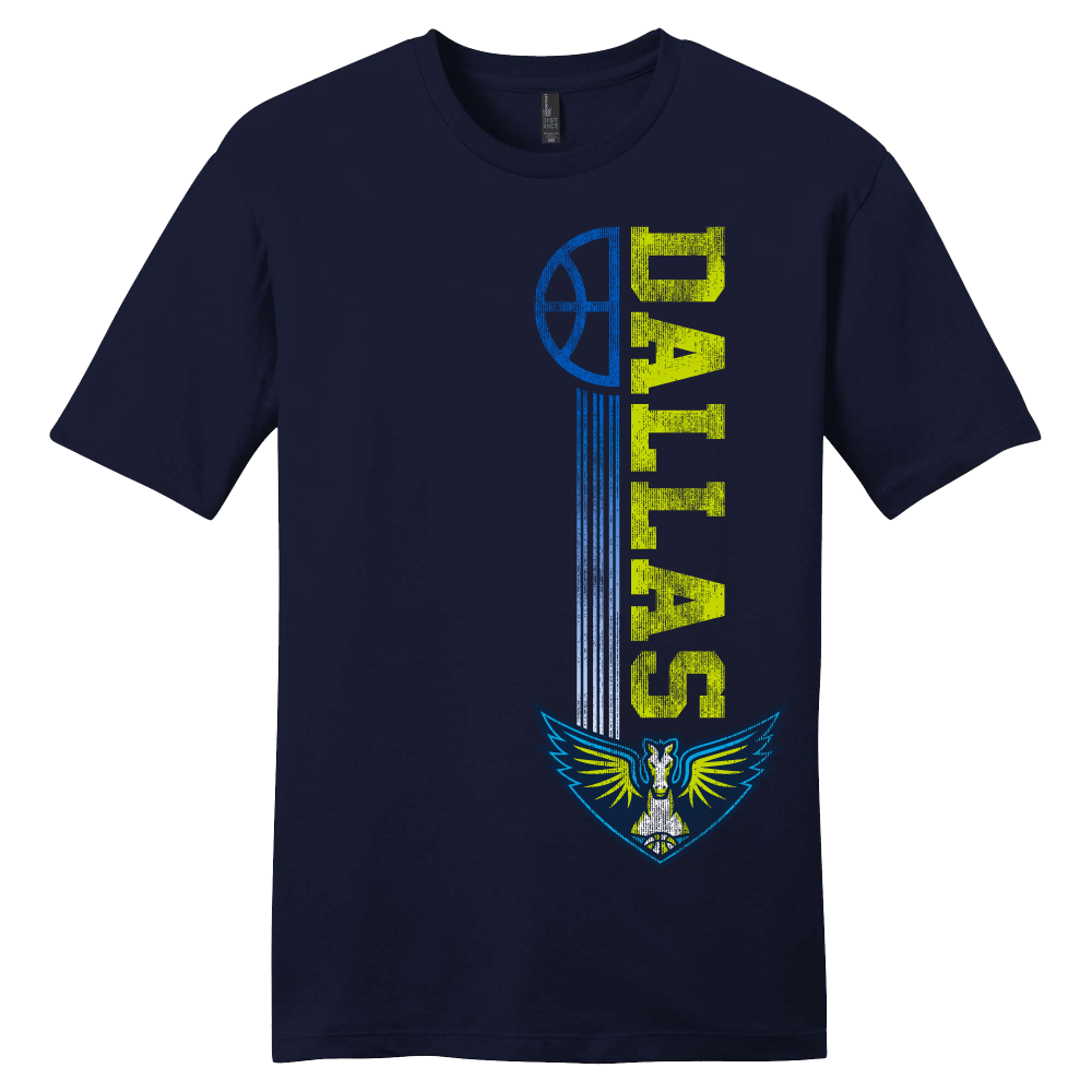 Dallas Wings Flying Ball T-Shirt