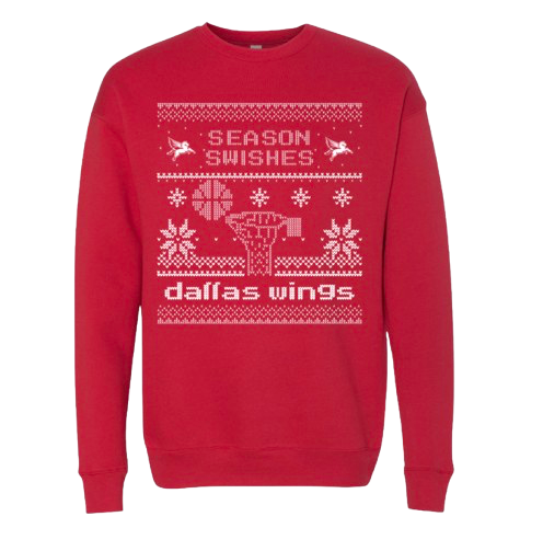 Dallas Wings Holiday Crewnecks