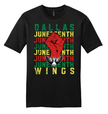 Dallas Wings Juneteenth Logo T-Shirt