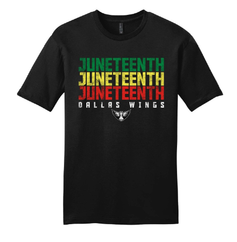 Dallas Wings Juneteenth Stack T-Shirt