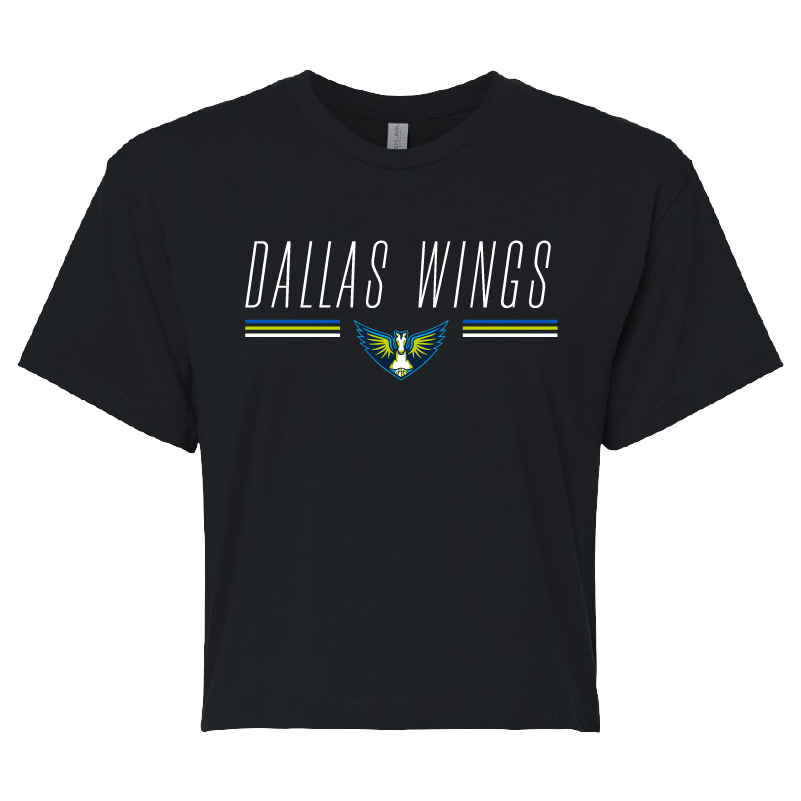 Dallas Wings Line Ladies Crop T-Shirt