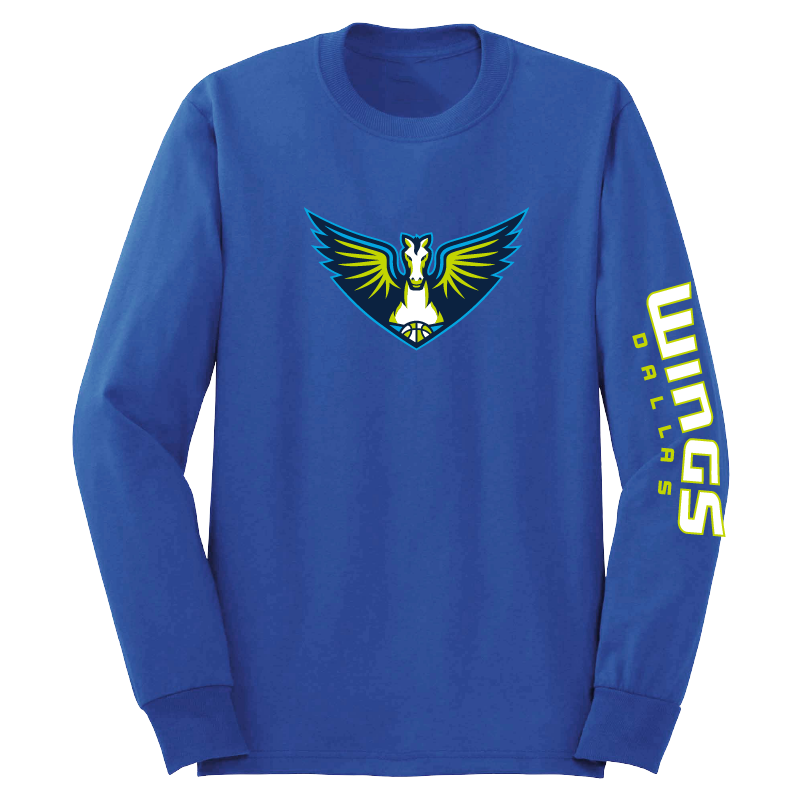 Dallas Wings Logo Long Sleeve T-Shirt