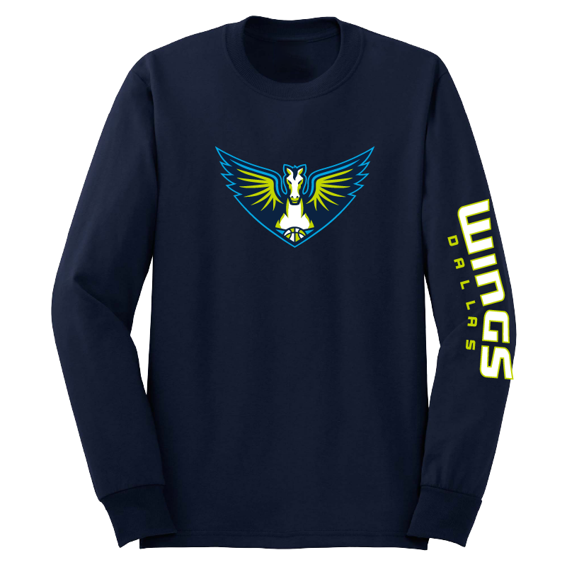 Dallas Wings Logo Long Sleeve T-Shirt