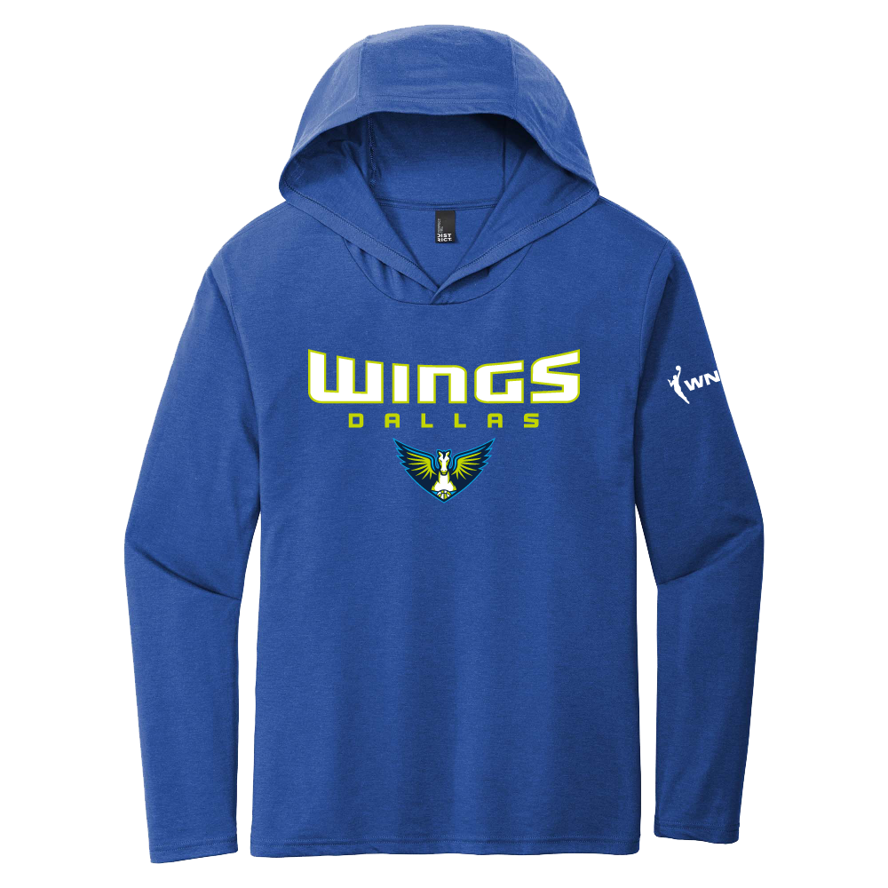 Dallas Wings Logo Tri-Blend Hooded T-Shirt