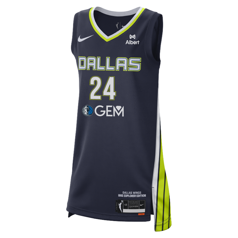 Dallas Wings Nike Explorer Jersey - Arike Ogunbowale