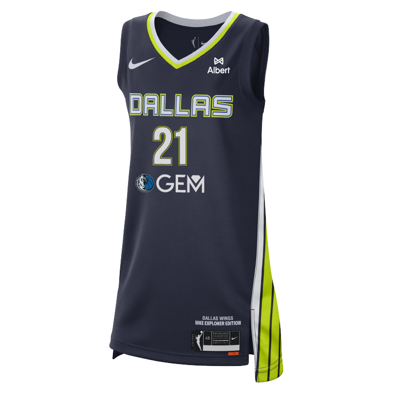 Dallas Wings Nike Explorer Jersey - DiJonai Carrington