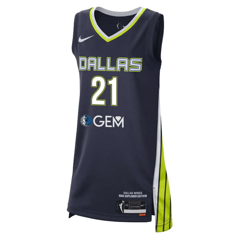 Dallas Wings Nike Explorer Jersey - DiJonai Carrington