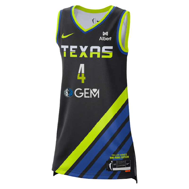 Dallas Wings Rebel Jersey - Joyner Holmes