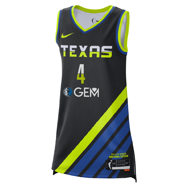 Dallas Wings Rebel Jersey - Joyner Holmes