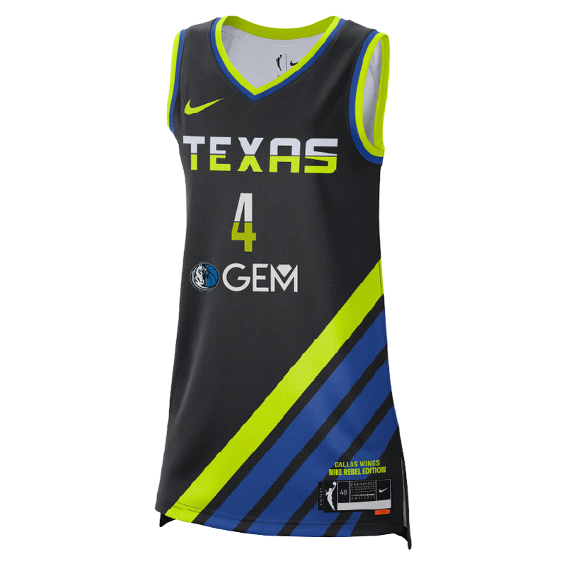 Dallas Wings Rebel Jersey - Joyner Holmes