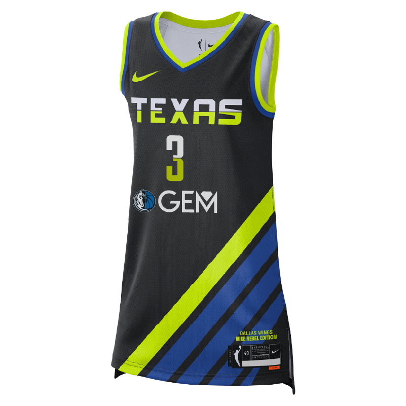 Dallas Wings Rebel Jersey - Kaila Chales