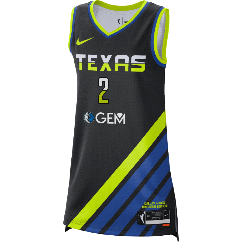 Dallas Wings Rebel Jersey - Myisha Hines-Allen