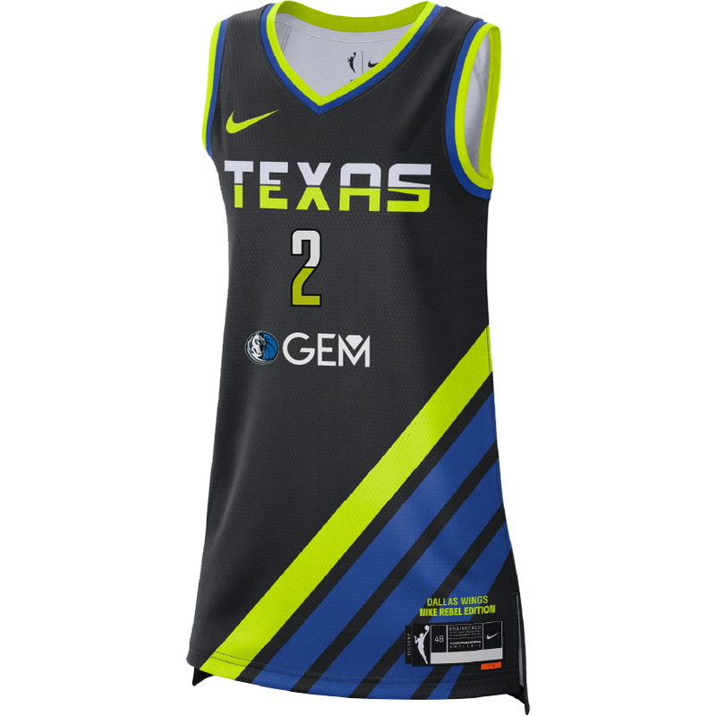 Dallas Wings Rebel Jersey - Myisha Hines-Allen