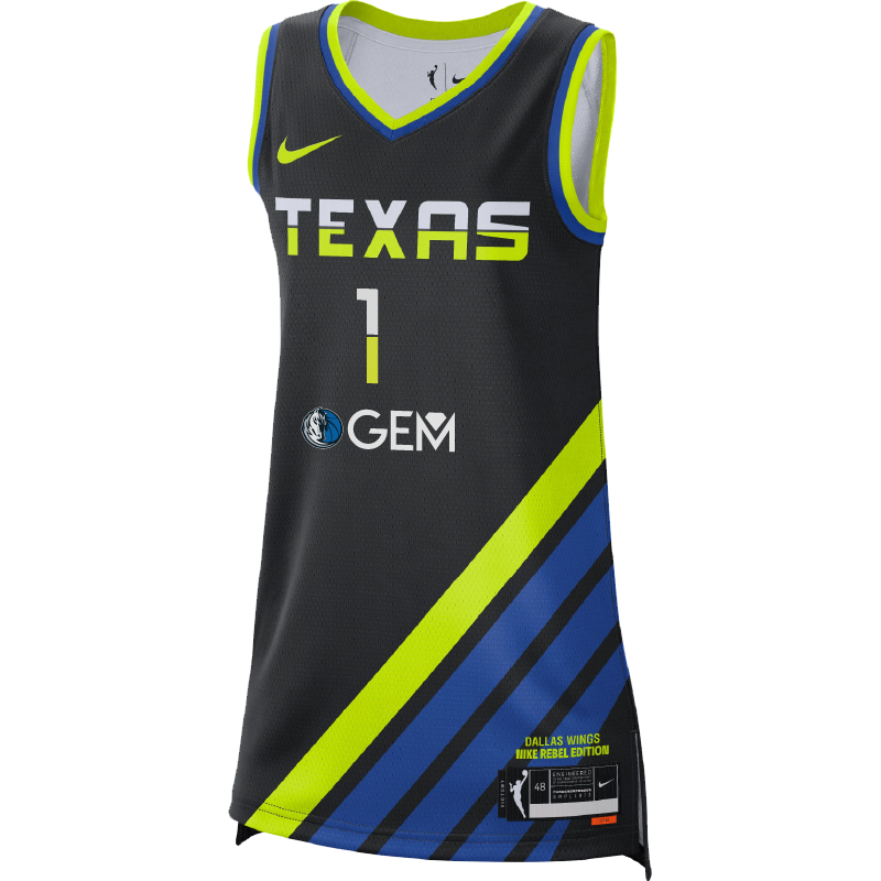 Dallas Wings  Rebel Jersey - NaLyssa Smith