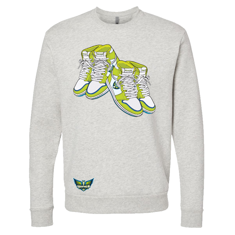 Dallas Wings Sneakerhead Crewneck Sweatshirt