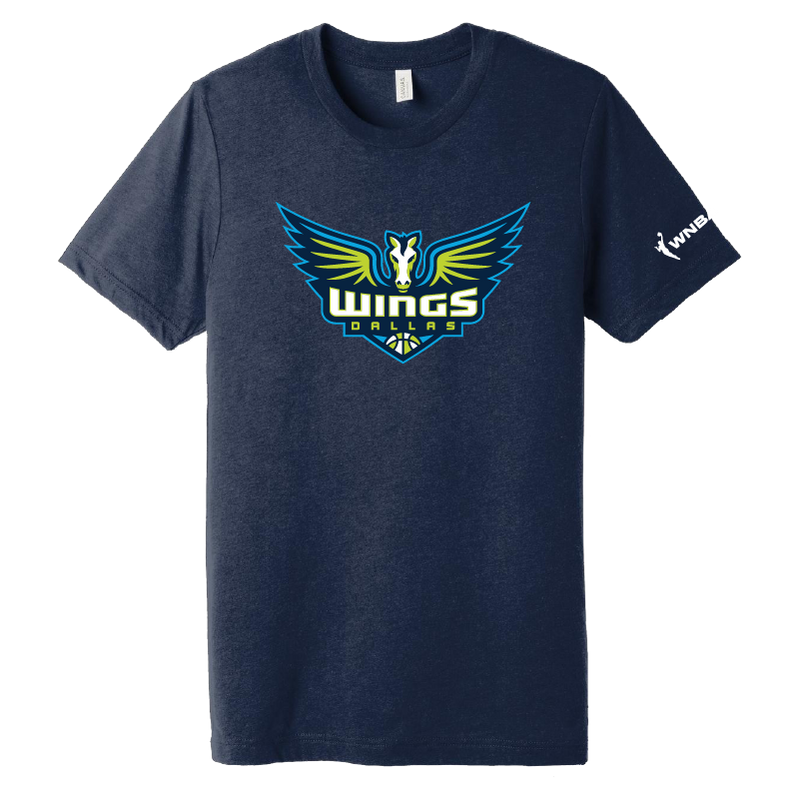 Dallas Wings Tri-Blend Logo T-Shirt