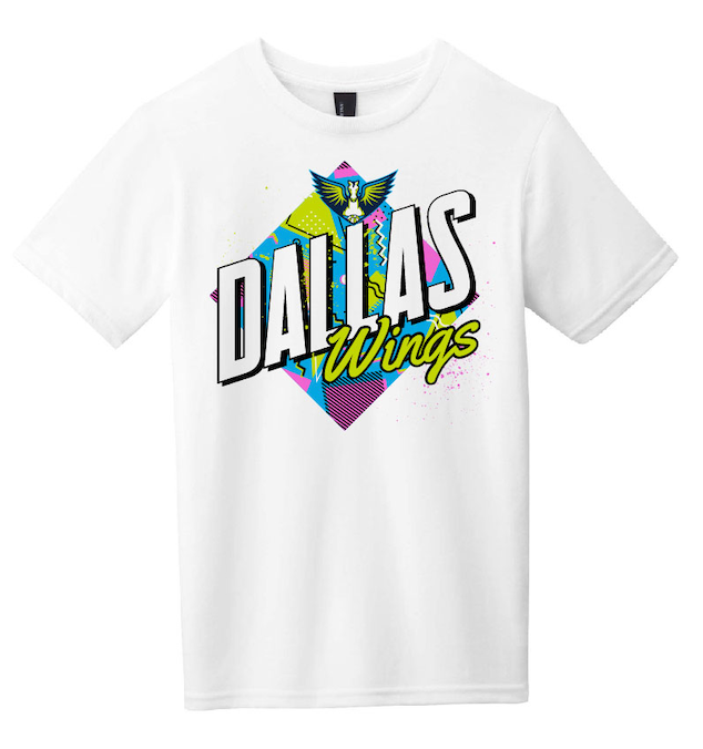 Dallas Wings Youth 90th Retro T-Shirt