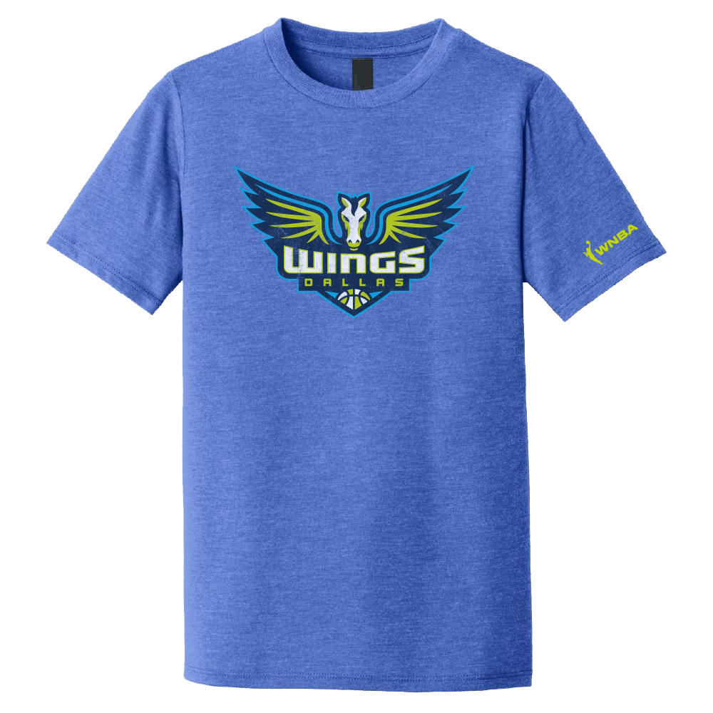 Dallas Wings Youth Logo Tri-Blend T-Shirt