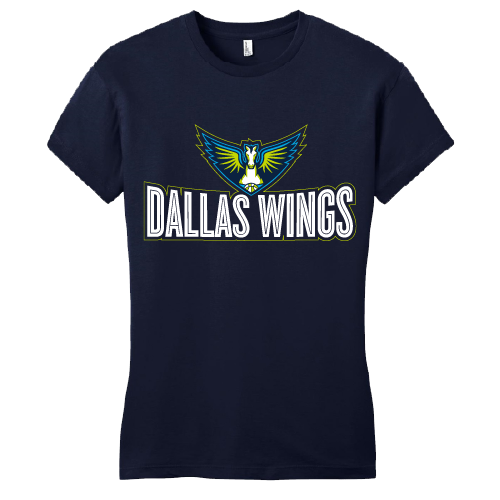 Dallas Wings Ladies Swooping Wings T-Shirt