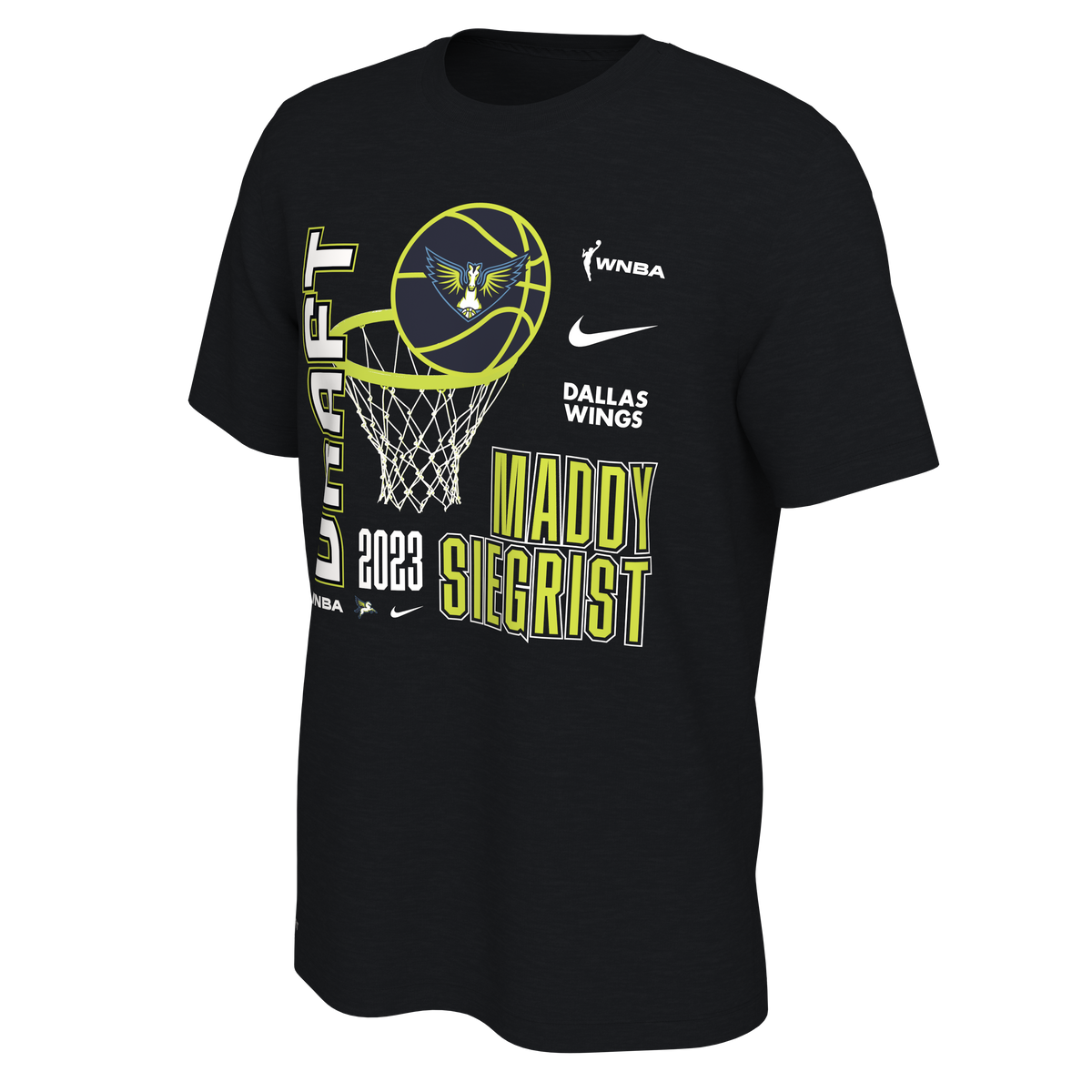 Dallas Wings 2023 Maddy Siegrist Nike Draft Choice T-Shirt