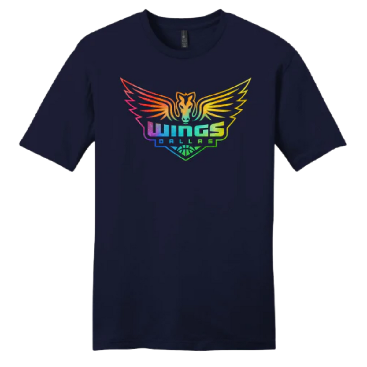 Dallas Wings Rainbow Logo T-Shirt