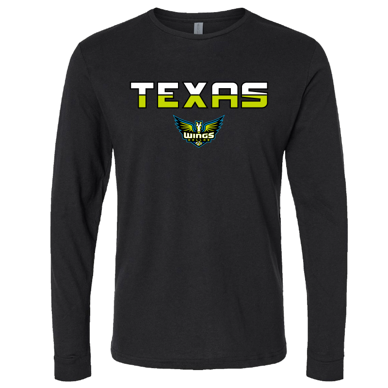 Dallas Wings Rebel Long Sleeve T-Shirt