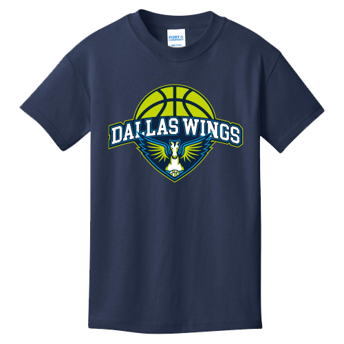 Dallas Wings Rising Ball Youth T-Shirt