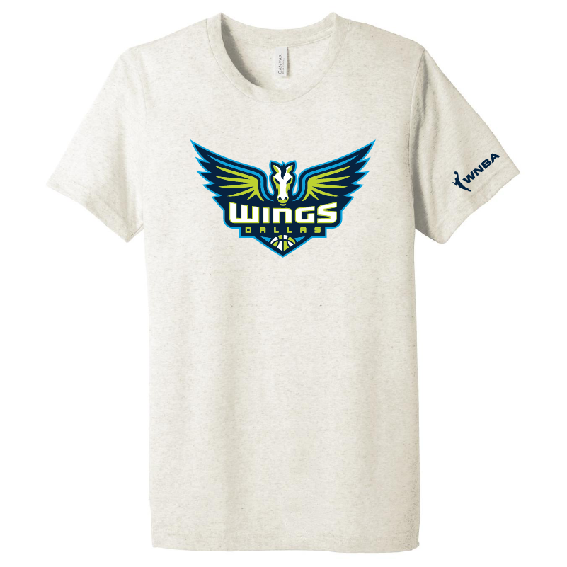 Dallas Wings Tri-Blend Logo T-Shirt